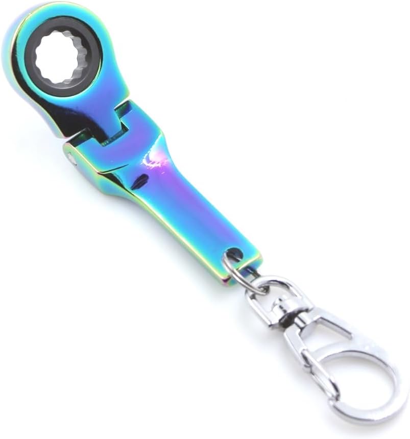 10mm Socket Ratchet Wrench Keychain Key Ring - (Choose option 1, 2, or 3pc Set) Automotive Part Car Auto Key Chain