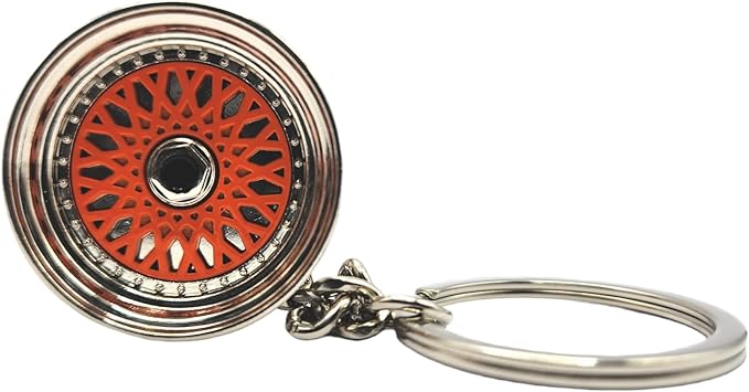 BBS RS RM Wheel Automotive Part Car Gift Key Chain Metal Keychain Automotive Part Car Auto Key Chain