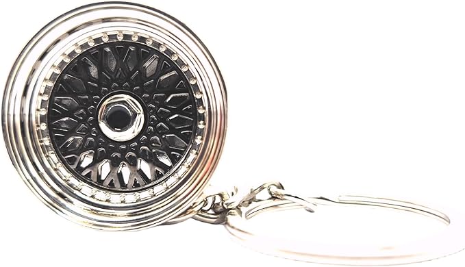 BBS RS RM Wheel Automotive Part Car Gift Key Chain Metal Keychain Automotive Part Car Auto Key Chain