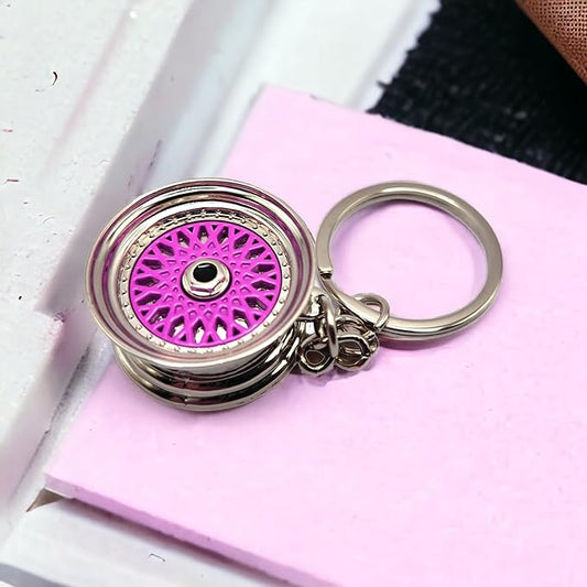 BBS RS RM Wheel Automotive Part Car Gift Key Chain Metal Keychain Automotive Part Car Auto Key Chain