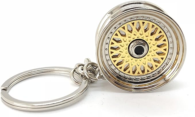 BBS RS RM Wheel Automotive Part Car Gift Key Chain Metal Keychain Automotive Part Car Auto Key Chain