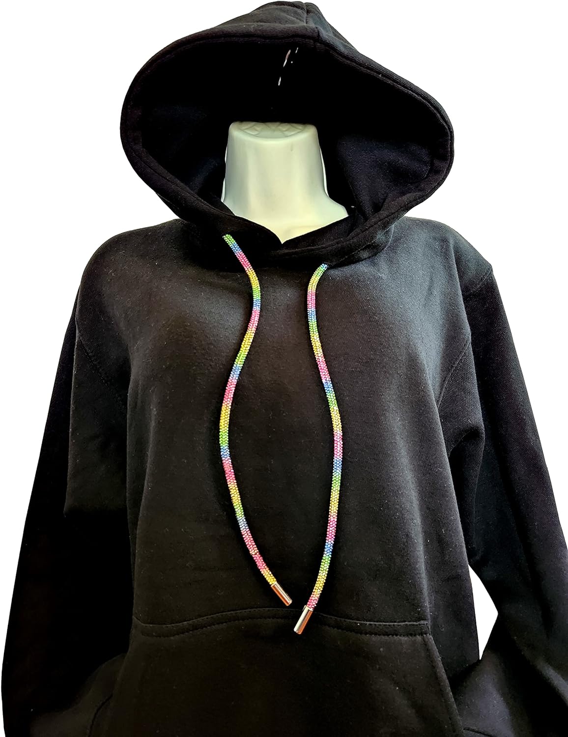 Bling Rhinestone Glitter String for Hoodies, Sweatpants, Shorts - Crystal Bling Drawstring Cord Rope