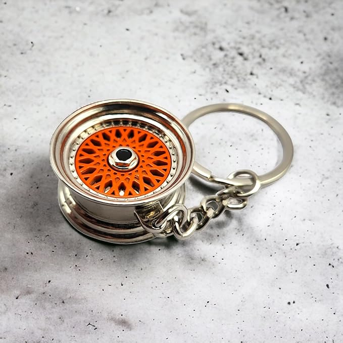 BBS RS RM Wheel Automotive Part Car Gift Key Chain Metal Keychain Automotive Part Car Auto Key Chain