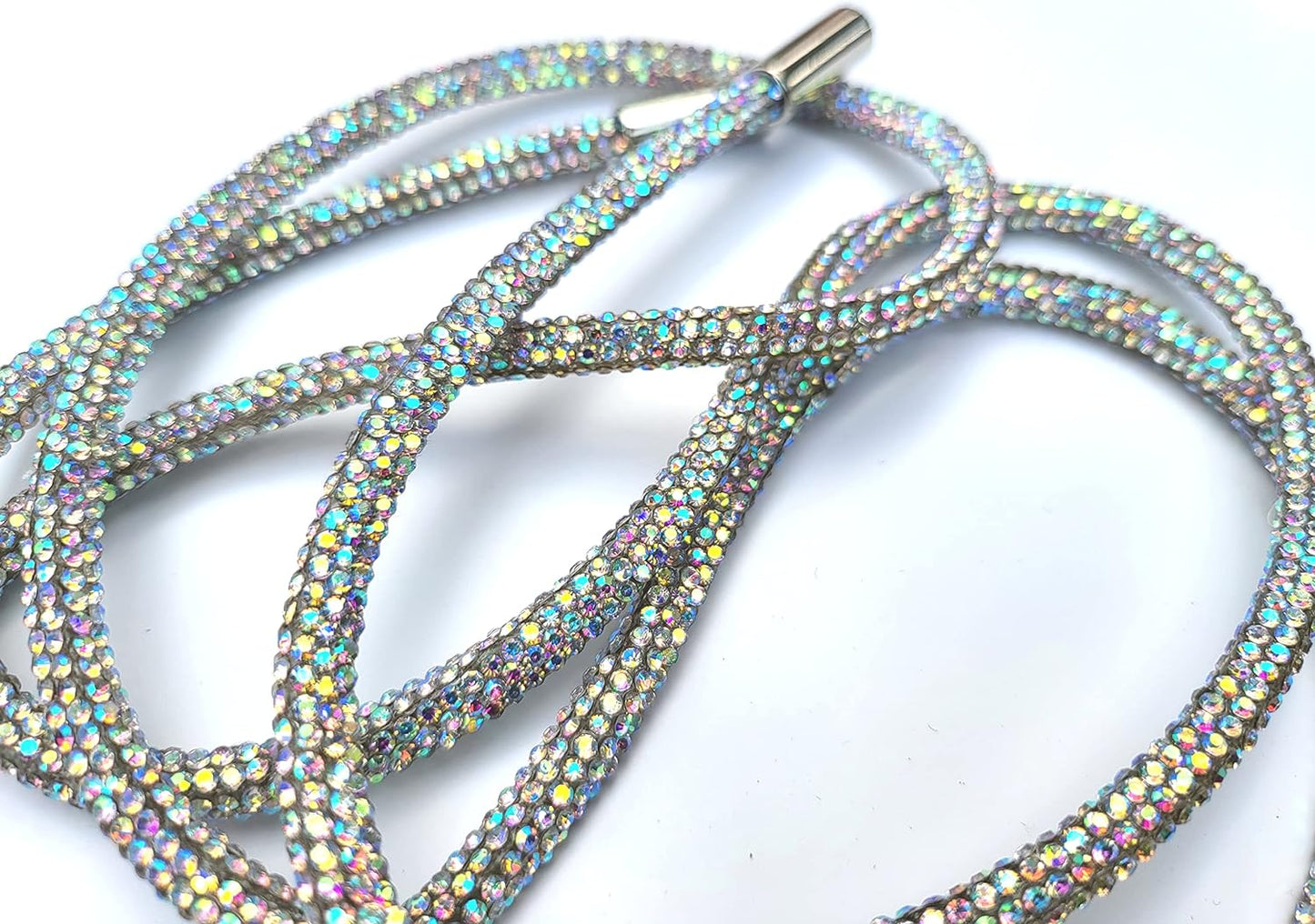 Bling Rhinestone Glitter String for Hoodies, Sweatpants, Shorts - Crystal Bling Drawstring Cord Rope