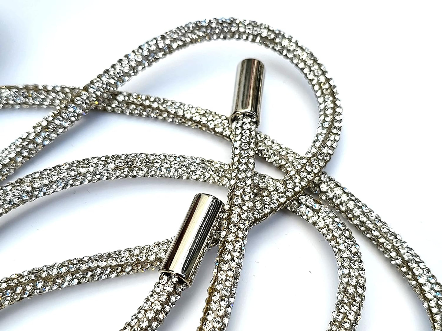 Bling Rhinestone Glitter String for Hoodies, Sweatpants, Shorts - Crystal Bling Drawstring Cord Rope